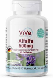 Vive Supplements Alfalfa 1500mg Tabletten vegan ohne Zusatzstoffe – Bild 1 von 1