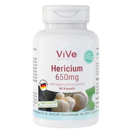 ViVe Supplements Hericium Kapseln vegan ohne Zusatzstoffe 60 Stück – Bild 1 von 1