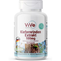 Produktbild von Vive Supplements Kiefernrinden Extrakt 200 mg Kapseln vegan ohne Zusatzstoffe 120 Stück