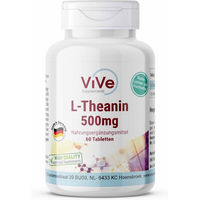 Produktbild von Vive Supplements L-Theanin 500 mg Tabletten vegan ohne Zusatzstoffe 60 Stück