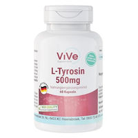 Produktbild von ViVe Supplements L-Tyrosin 500 mg Kapseln 60 Stück hefefrei