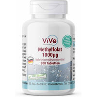 Produktbild von Vive Supplements Methylfolat 1000µg Folsäure Tabletten 300 Stück