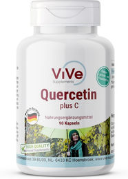 Vive Supplements Quercetin + Vitamin C Kapseln vegan ohne Zusatzstoffe – Bild 1 von 1