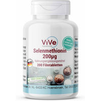 Produktbild von Vive Supplements Selenmethionin 200 µg Tabletten 200 Stück glutenfrei laktosefrei ohne Zusatzstoffe