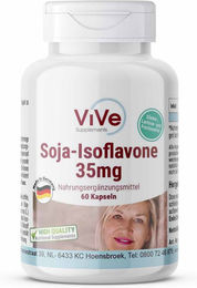 Vive Supplements Soja-Isoflavone 35mg Kapseln vegan ohne Zusatzstoffe 60 Stück – Bild 1 von 1