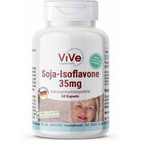 Produktbild von Vive Supplements Soja-Isoflavone 35mg Kapseln vegan ohne Zusatzstoffe 60 Stück