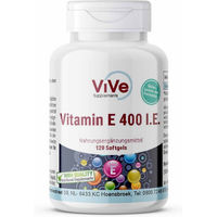 Produktbild von Vive Supplements Vitamin E 400 I.E. Kapseln ohne Zusatzstoffe 200 Stück