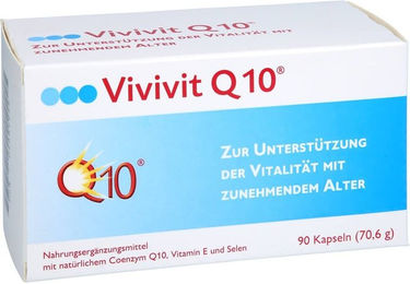 Vivivit Q10 Kapseln mit Ubiquinon 90 Stück – Bild 1 von 1