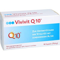 Produktbild von Vivivit Q10 Kapseln mit Ubiquinon 90 Stück