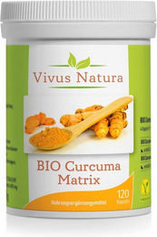 Vivus Natura Bio Curcuma Matrix Kapseln mit standardisiertem Extrakt 120 Stück – Bild 1 von 1