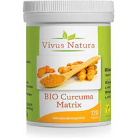 Produktbild von Vivus Natura Bio Curcuma Matrix Kapseln mit standardisiertem Extrakt 120 Stück