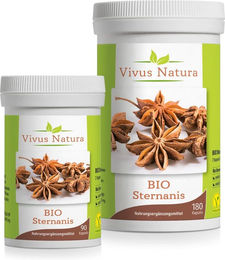 Vivus Natura Bio Sternanis Kapseln 180 Stück – Bild 1 von 1