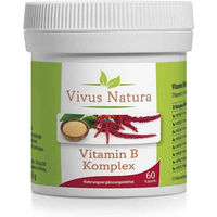 Produktbild von Vivus Natura Vitamin B-Komplex Kapseln vegan glutenfrei laktosefrei 60 Stück