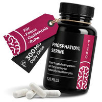 Produktbild von Vizmo Phosphatidylserin Kapseln vegan und glutenfrei ohne Zusatzstoffe