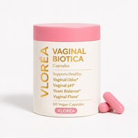 Produktbild von Vloréa Vaginale Probiotica für Frauen mit Lactobacillus und Präbiotika, vegan und glutenfrei, 60 Kapseln