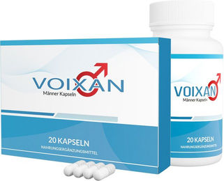 Voixan für Männer von Pharma Health mit Maca, Zink, Citrullin, L-Arginin und Traubenkernextrakt hochdosierte Kapseln – Bild 1 von 4
