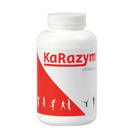 Produktbild von Volopharm KaRazym 3-fach Enzymkomplex mit Bromelain, Papain und Pankreatin magensaftresistente Tabletten laktosefrei glutenfrei zuckerfrei