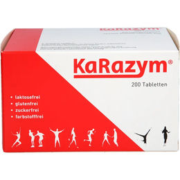 Volopharm KaRazym Enzym Komplex mit Bromelain, Papain und Pankreatin magensaftresistente Tabletten glutenfrei laktosefrei zuckerfrei – Bild 1 von 2