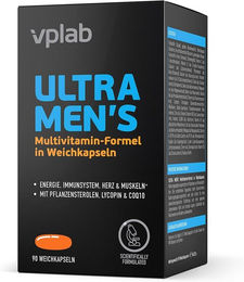 VPLAB Ultra Men's Multivitamin-Formel Weichkapseln für Männer und Sportler 90 Stück – Bild 1 von 1