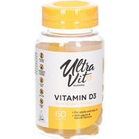 Produktbild von vplab Ultra Vit Vitamin D3 Gummis 60 Stück glutenfrei laktosefrei ohne Zusatzstoffe