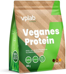 VPLAB Veganes Mehrkomponenten Protein Pulver Schokolade zuckerfrei 500 g – Bild 1 von 1