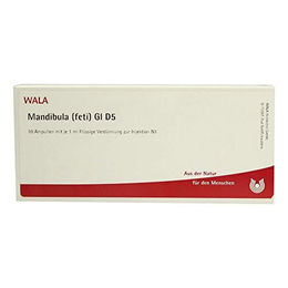 WALA Mandibula Feti GL D Ubiquinon Ampullen 10 x 1 ml – Bild 1 von 1