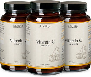 Waldkraft Vitamin C Komplex mit Calciumascorbat Bio Kapseln Vegan – Bild 1 von 2