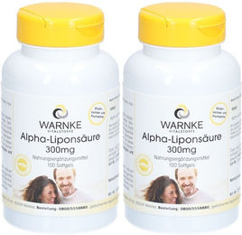 Warnke Alpha-Liponsäure 300mg Kapseln glutenfrei und laktosefrei – Bild 1 von 1
