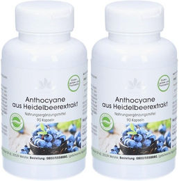 Warnke Anthocyane aus Heidelbeerextrakt Kapseln vegan ohne Zusatzstoffe 180 Stück – Bild 1 von 1