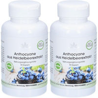 Produktbild von Warnke Anthocyane aus Heidelbeerextrakt Kapseln vegan ohne Zusatzstoffe 180 Stück