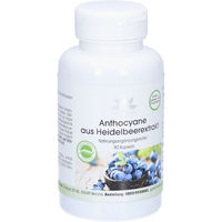 Produktbild von Warnke Anthocyane aus Heidelbeerextrakt Kapseln vegan ohne Zusatzstoffe
