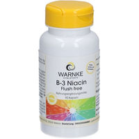 Produktbild von Warnke B3 Niacin Flush Free Kapseln mit 90 mg Niacin für Erwachsene