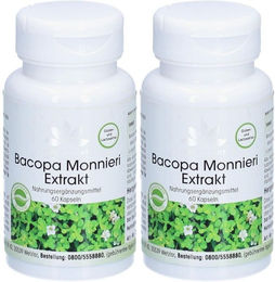Warnke Bacopa Monnieri Extrakt Kapseln vegan ohne Zusatzstoffe – Bild 1 von 1
