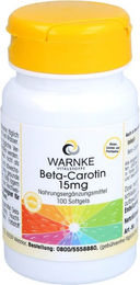 Warnke Beta Carotin 15 mg Kapseln für Erwachsene 100 Stück – Bild 1 von 1