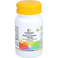 Produktbild von Warnke Beta Carotin 15 mg Kapseln für Erwachsene 100 Stück