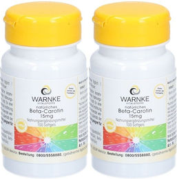 WARNKE Beta-Carotin 15 mg Vitamin A Kapseln für Erwachsene 100 Stück – Bild 1 von 1