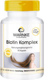 Warnke Biotin Komplex mit Zink und Selen vegan Kapseln ohne Zusatzstoffe – Bild 1 von 1