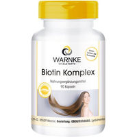 Produktbild von Warnke Biotin Komplex mit Zink und Selen vegan Kapseln ohne Zusatzstoffe
