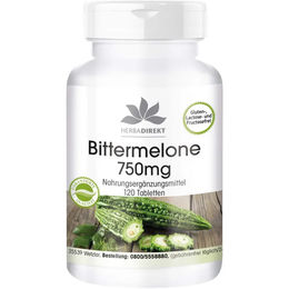 Warnke Bittermelone 750 mg Tabletten 120 Stück vegan ohne Zusatzstoffe – Bild 1 von 1