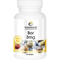 Produktbild von WARNKE Bor Tabletten mit 3 mg Bor für Erwachsene 100 Stück