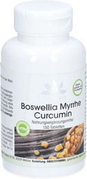 WARNKE Boswellia Myrrhe Curcumin Tabletten mit standardisiertem Extrakt 150 Stück – Bild 1 von 1