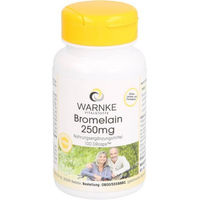 Produktbild von WARNKE Bromelain 250 mg magensaftresistente Kapseln 100 Stück
