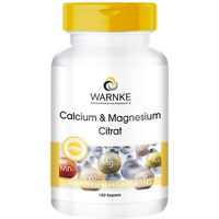 Produktbild von WARNKE Calcium & Magnesium Citrat Kapseln für Erwachsene 180 Stück