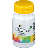 Produktbild von WARNKE Calciumascorbat 300 mg Tabletten vegan ohne Zusatzstoffe 100 Stück