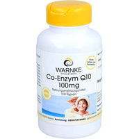 Produktbild von Warnke Coenzym Q10 Ubiquinon 100 mg Kapseln vegan ohne Zusatzstoffe 100 Stück