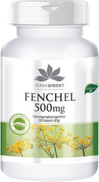 Warnke Fenchel Kapseln 500 mg vegan ohne Zusatzstoffe 120 Stück – Bild 1 von 1