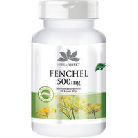 Produktbild von Warnke Fenchel Kapseln 500 mg vegan ohne Zusatzstoffe 120 Stück