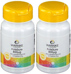 WARNKE Folsäure 800 µg Tabletten 200 Stück – Bild 1 von 1