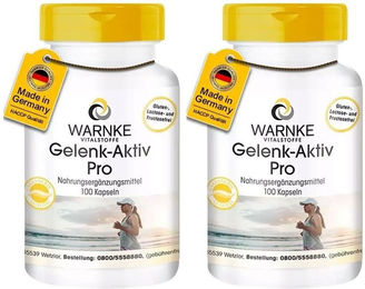 Warnke Gelenk-Aktiv Pro Kapseln vegan ohne Zusatzstoffe – Bild 1 von 1