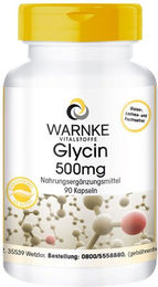 Warnke Glycin 500 mg Kapseln vegan glutenfrei laktosefrei 90 Stück – Bild 1 von 1